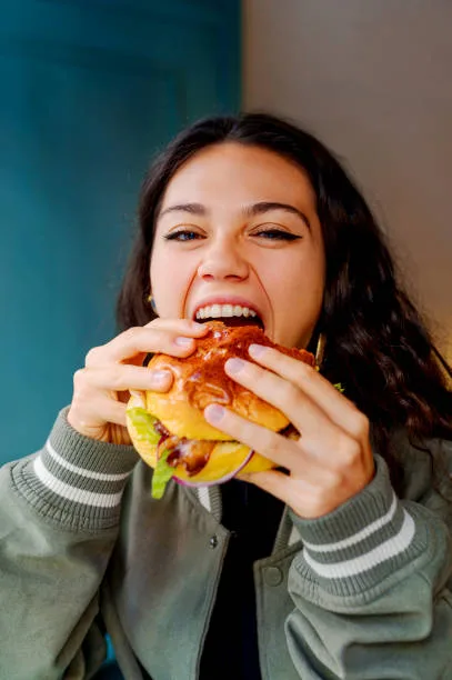 Burger, frisch und saftig